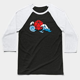 Kanagawa Wave Japan D20 Dice Baseball T-Shirt